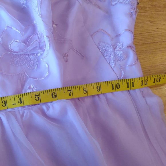 Vintage Eve Of Milady Lavender Formal Gown Wedding Prom Homecoming Fairy Romance - Picture 13 of 16